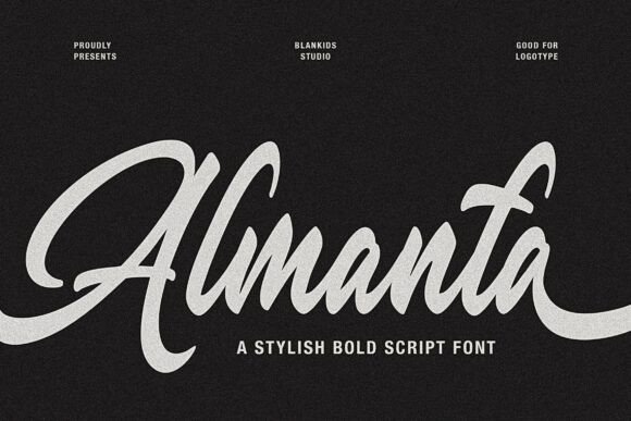 Almanta: The Bold Script Font for Powerful Branding