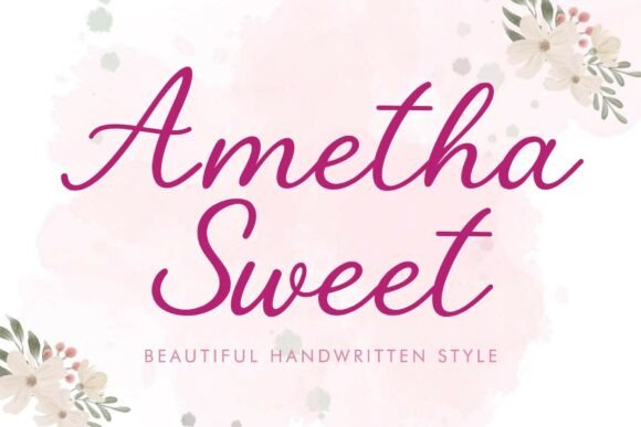 Ametha Sweet: Infusing Designs with Handwritten Charm
