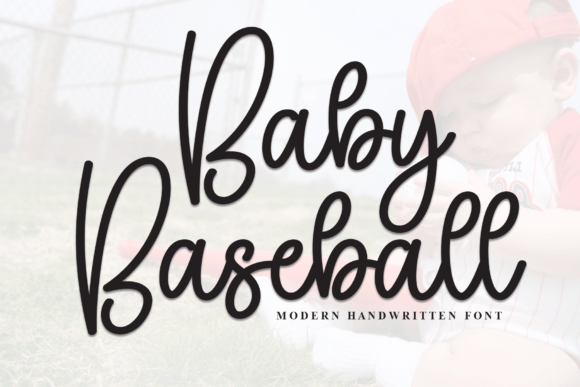 Baby Baseball: A Playful Handwritten Font for Modern Design