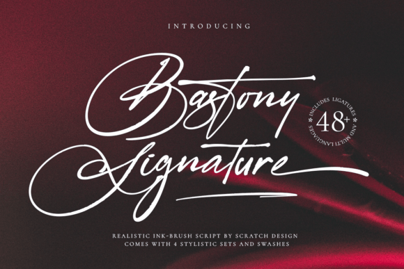 Bastony Signature: Elevating Design with Ink-Brush Elegance