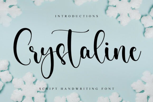 Crystaline: The Bold Script Font for Modern Design