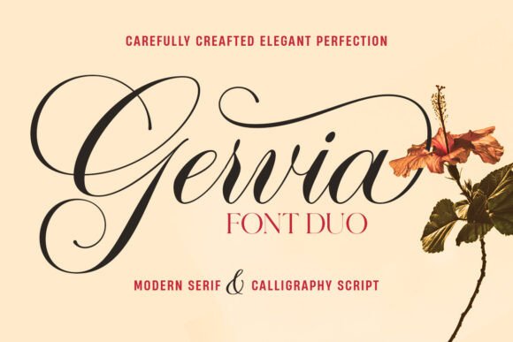 Elevate Your Design Projects with the Gervia Font Duo