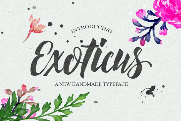 Exoticus: A Modern Script Font for Elegant Branding