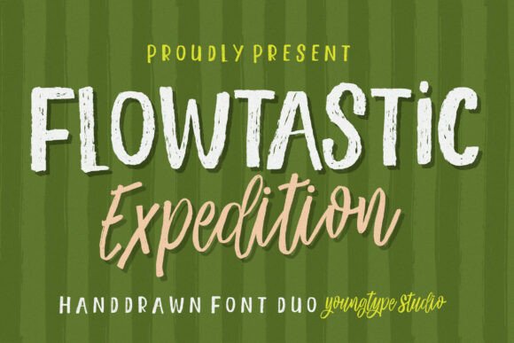 Flowtastic Expedition: A Font Duo for Adventurous Design