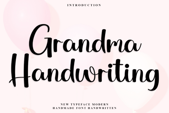 Grandma Handwriting Font: Warmth in Design