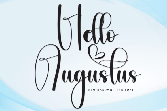 Hello Augustus: Elevating Your Design with Elegant Typography