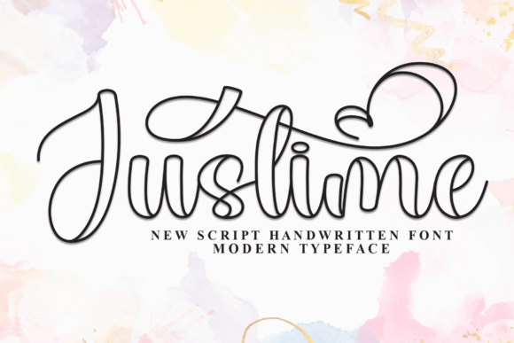 Justime: Elevating Design with Elegant Script Typography