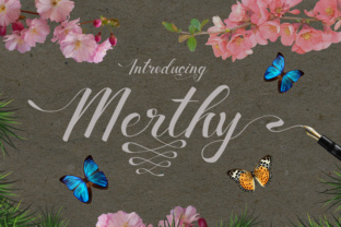 Merthy: A Handwritten Script for Modern Design
