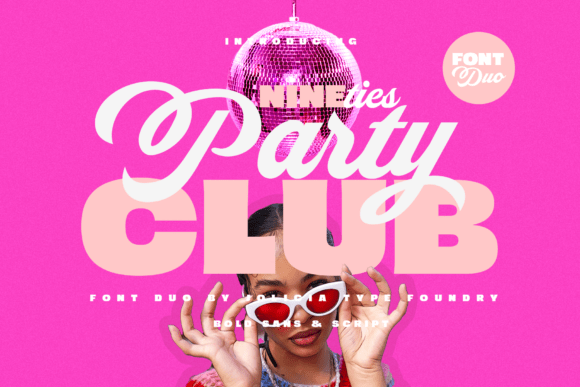 Nineties Party Club: Reviving Retro Energy in Design