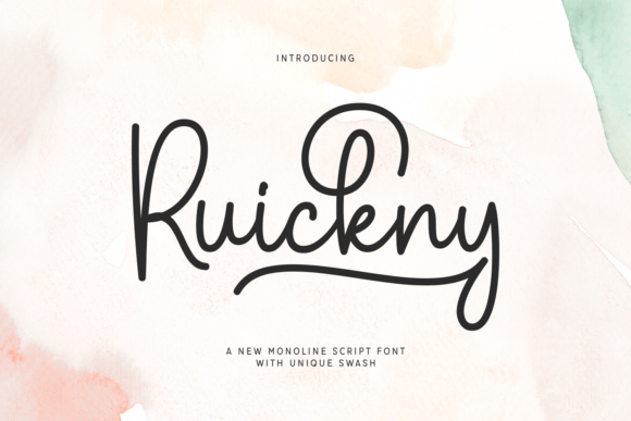 Ruickny: The Elegant Script for Modern Branding