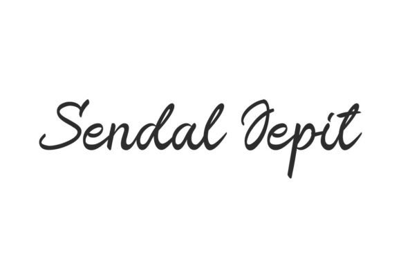 Sendal Jepit: The Art of Authentic Handwritten Typography