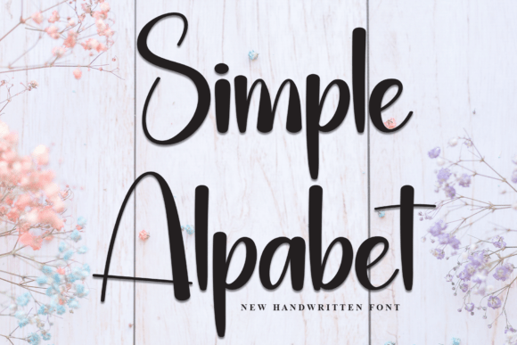 Simple Alpabet: A Charming Script for Authentic Design