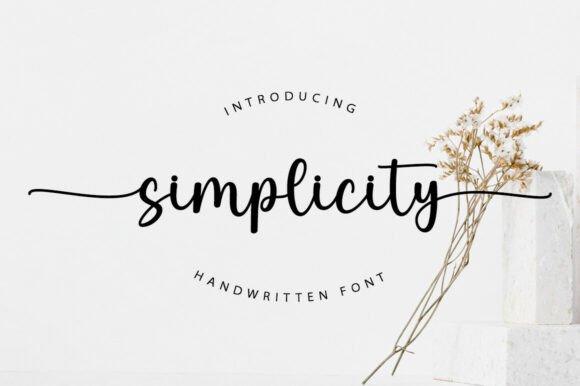 Simplicity: The Gentle Handwritten Font for Modern Design