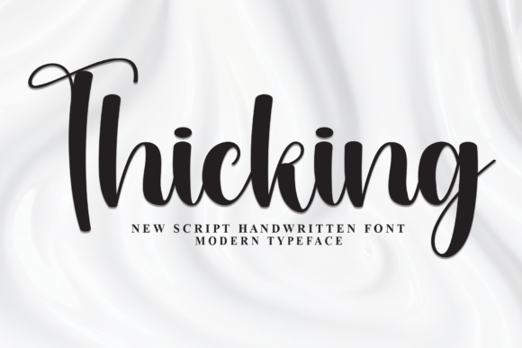 Thicking: Elevating Modern Design with Artistic Typography